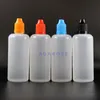 100 ml 100 st/parti LDPE -plastdropparflaskor med barnsäker säkerhetspaket Tips Squeezable Long Nipple VPOGC HODFB