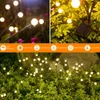 Garten Asmad 4 Pack 32 LED -Dekorationen Leuchten, Feuerzeug für Patio Pathway Outdoor Decor, Big Bulb Solar Swaying Lights