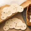 Party Decoration 8Pcs/Set Baby Wooden Cloud Shape Born Milestone Cards Memorial Monthly Commemorativenir Po Prop Nursery Decor