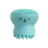 Cleaning Silicone facial cleansing brush octopus shaped deep hole exfoliating blackhead facial scrub brush makeup brush d240510