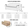 Stoelbekleding Jacquard Sofa Cover Water Resistant Leaf Pattern Couch 1/2/3/4 Seater Funda Chaise Lounge Decoratief