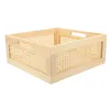 Bouteilles de rangement Bamboo Woven Wood Panier Organisateur de bureau