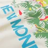 Мужские рубашки рубашка замок кокосовый дерево с живописным повседневным дышащим в воздухопроницаемом рубашке с короткими рубашка