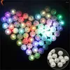 Party Decoration 30Pcs LED Light Bulb Individual Balloon Lights Tiny Wireless Battery Crafts Glow Wedding DIY Homes Office Decorations