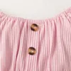 Ensembles de vêtements d'été Baby Girl Vêtements Pink Top + Bow Print Blue Shorts 2pcs Set Baby Fashion Clothing Setl2405