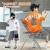 Summer Children Boy Vêtements Set Kid Cartoon Bear Tshirts and Shorts 2pcs Suit Lettre de courte manche Top Bottom Outfits Tracksuit 240511