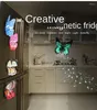 Decorazione per feste 200 pezzi Glow farfalla luminosa nelle farfalle scure adesivi a parete fata frigo