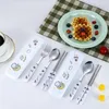 Ensembles de vaisselle de la vaisselle anti-rust Valerie de table robuste moulure monobloc durable accessoires de cuisine de poche pratique et stockage de fourchette