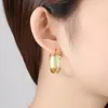 Dangle Earrings Pretty 14K Solid Yellow Gold Filled Hoop Style Womens Jewelry Length Approx 30mm Width 19mm