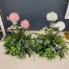 Decorative Flowers Large Artificial Dandelion Plants Indoor Vacation Wedding Store Decoration High-end Handicrafts Window Landscaping