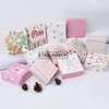 Geschenkwikkeling Kraft Paper Voedselverpakking Craft Box Ei Taart/Biscuit/Donut/Dessert Cardboard