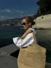 Moda Raffias Straw Słomowe torby na ramię luksusowe torebki damskie duża zdolność plażowa torba na plażę 3 Kolor Luksus