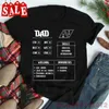 Kadın Tişörtleri Baba Karakter Sayfası T-shirt dnd gömlek rol oynuyor pamuk sıradan erkekler tee üstleri