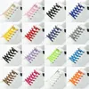 Shoe Parts 1Pair Shoelaces Without Ties For Kids Adult Quick Lazy Laces Women Men Metal Lock Elastic Sneakers Strings