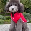 Собачья одежда зимняя пиджака с 3 кнопками с защелки