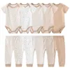 Ensembles de vêtements Baby Girl Suit à ajustement serré + Pantal