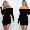 2024 One Line Line Sexy Faternity Dress Sweater Женская одежда