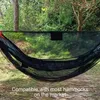 Traveller Hammock Bottom Mosquito Cover Outdoor Hammock Löstagbar Myggnät Camping Hammock Quick Opening Myggnät 240429