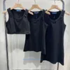 Vrouwen tanktops T -shirt jurk dames designer kleding kleding vestido tanks jurken zomer onderdompelen vrouwen vrouw outfits