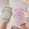 Serviette kawaii douche de dessin animé épaissison de bain magique de peluling gant gant exfoliant le retrait de bronzage kessa produits de nettoyage de baignade