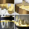 Wall Lamp Luxury Bedroom Stainless Steel Crystal Lights Bedside Living Room Hallway Corridor Stair Indoor Decor Lighting