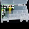 Storage Bottles Multipurpose Drawer Organizers Hard Plastic Clear Case Cover Holder / Battery Box Desk Organizer Home