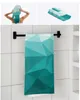 Towel Customized Set Triangle Color Block Gradient Bath Face Hand Bathroom Travel Sports Towels 3 Pieces