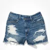 女性のショートパンツデニム女性ハイウエストストレッチ夏のジーンズ因果的な女性服カジュアル伸縮性パンツ