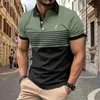 Męskie polo letnie męskie koszula polo zwykłe krótkie guziki slve tops strt sportowy w stylu odzież 11 pullover zużycie Y240510VKGC