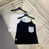 Camisoles & Tanks designer Women's Wear 2024 Summer New Pocket Chain Suspended Tank Top, Age Reducing Sweet Cool, Advanced Fashion and Comfortable DK5I