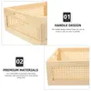 Storage Bottles Bamboo Woven Wood Basket Desktop Organizer Home Supplies Toy Toilet Cosmetics Bin Hamper
