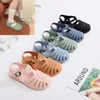 Sandalia Child Beach Buty na morze Summer Gladiator Sandals Baby Soft Inslip Princess Jelly Boy Roman Flipflops 240509