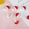 Bottiglie di stoccaggio 5/10pcs 5 ml Cute Love Heart a forma di plastica a forma di labbro fai -da -te bottiglia di lucidalaboratura per trucco per il contenitore estetico per il contenitore per cosmetico.