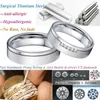 Wedding Rings Never Fade Love Ring Set for Men and Women Silver Platinum Titanium 316l Stainless Steel Jewelry Couple Q240511