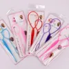 2024 4 PCS Pononytail Hair Styling Tools Plastic Needle Ponytail Topsy Loop Hair Bun Maker Braids Beauty Accessories Frisörsverktyg för hårbulle Tillbehörstillbehör