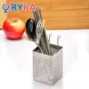 Kitchen Storage Cookware Rack Hook Design Non Rusting And Durability Space Saving Drainage Chopsticks Fork Spoon Holder Stainless Steel