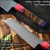 Kitchen Kiritsuke Chef Knife 67 lager Japanese Damascus VG10 Super Steel Blade Octagonal Stable Wood Handle Pro Chef Knife