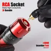 MAST FLIP 6 tipi Sicchia regolabile Interfaccia RCA Professional Coreless Motor Rotary Macchina permanente Penna permanente 240510