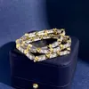 S925 Silver TiffanyJewelry Heart Pendants Léger Luxury Inralide Zircon Collier de diamant complet Senture de conception Senture Gol