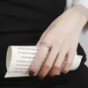 Cluster anneaux promettre deux mains aiment le coeur couple ring pour les femmes romantiques i vous que lettrage à jamais sculpté des bijoux d'amitié uniques