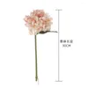 Fleurs décoratives Artificiel Hortengea Silk Flower Party Decorcor Decor Dorcement Bouquet Bouquet Fake Home Table