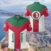 Algerien Flagg Grafik T-Shirt für Männer Custom Name Polo Shirts Fashion Football Sport T-Shirt Sommer Casual Jersey Sportswear Tee 240513