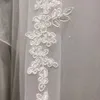 Bijoux de cheveux de mariage Veu de Noiva Lace Edge Vele de mariage court avec peigne blanc ivoire une couche Tulle Veille de mariée accessoires de mariage Mariage voile