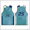 Basketball Jersey Men Stripe Stripe Short Street Shirts Black White Blue Blue Sport Shirt UBX2Z3001