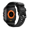 Nouvelle montre intelligente C26 Smart Watch de 1,96 pouce à grande définition à grande définition, 1TM APPEL BLUETOTH CALL SPORT