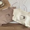 Zestawy odzieży Zestaw odzieży dla niemowląt Zestaw odzieży Koreańska Dziecko Zestaw Baby Printed Top+Shorta