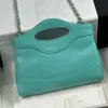 12a Top Mirror Quality Luxury Bag Classic Designer Bag damväska äkta kohud Purple Chain Bag Diamond Grid Spring/Summer Casual Shoulder Bag Crossbody Bag