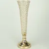 Vases 10pcs Style européen Simple Quincaillerie Iron Iron Art Electroplaste Golden Crystal Belder Bijoux Home El Decoration