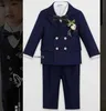 Abiti da fiore per bambini abiti da sposa abbigliamento fotografia per bambini performance performance formale blazer abito per bambino costume da cerimonia di compleanno