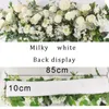 DIY Arched Door Wedding Flower Supplies Artificial Flowers Rose Peony Row Arrangement Fake Home Garden Decoration 240506